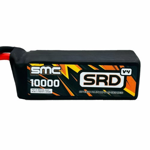 SMC Batteries SRD-V4 14.8V 10000mAh 250C Speedrun Lipo Pack