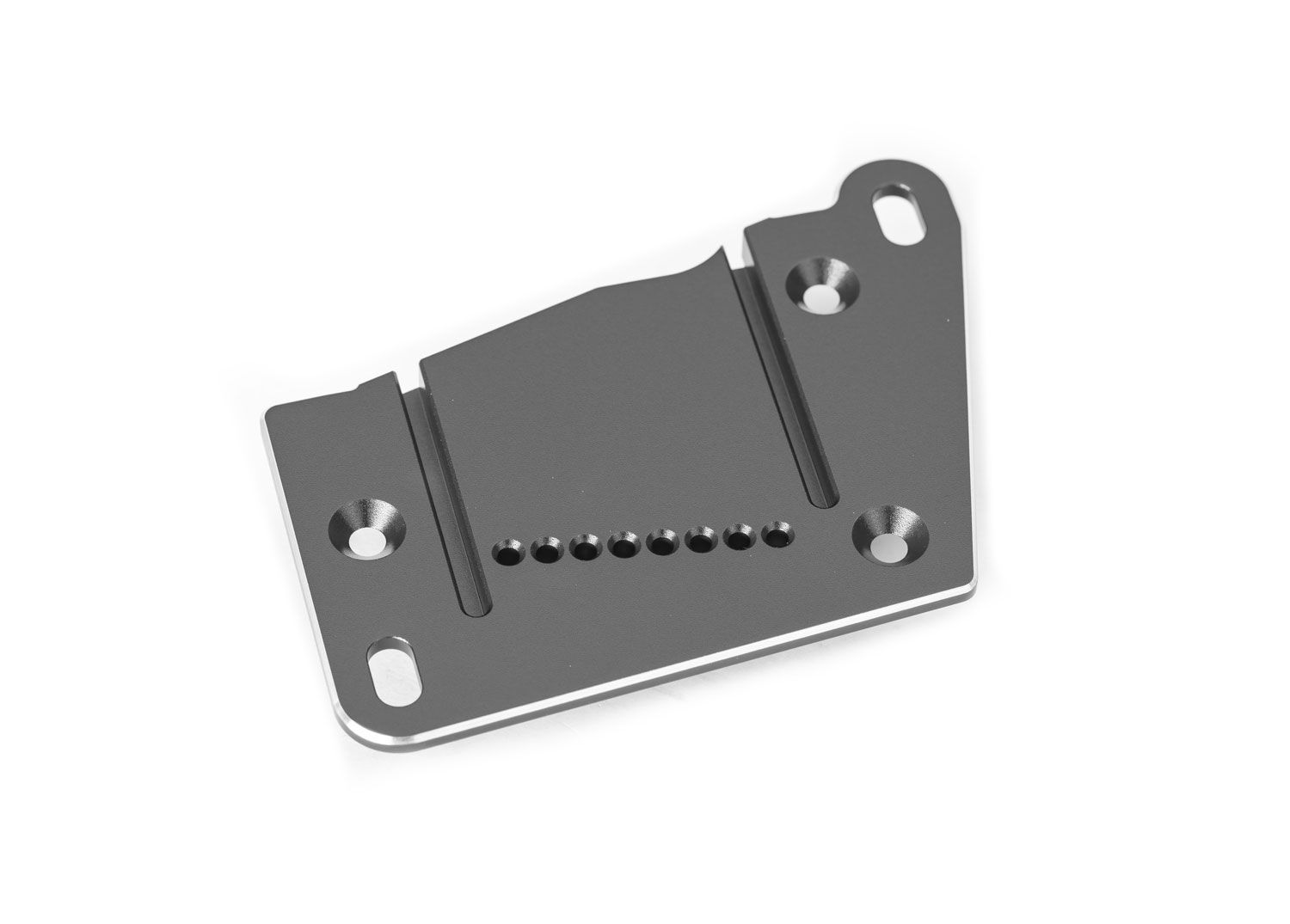 Traxxas TRX-4 Motor Mount Plate - 6061-T6 Aluminum Upgrade Part, Blue Anodized (TRA8290X) - View #3