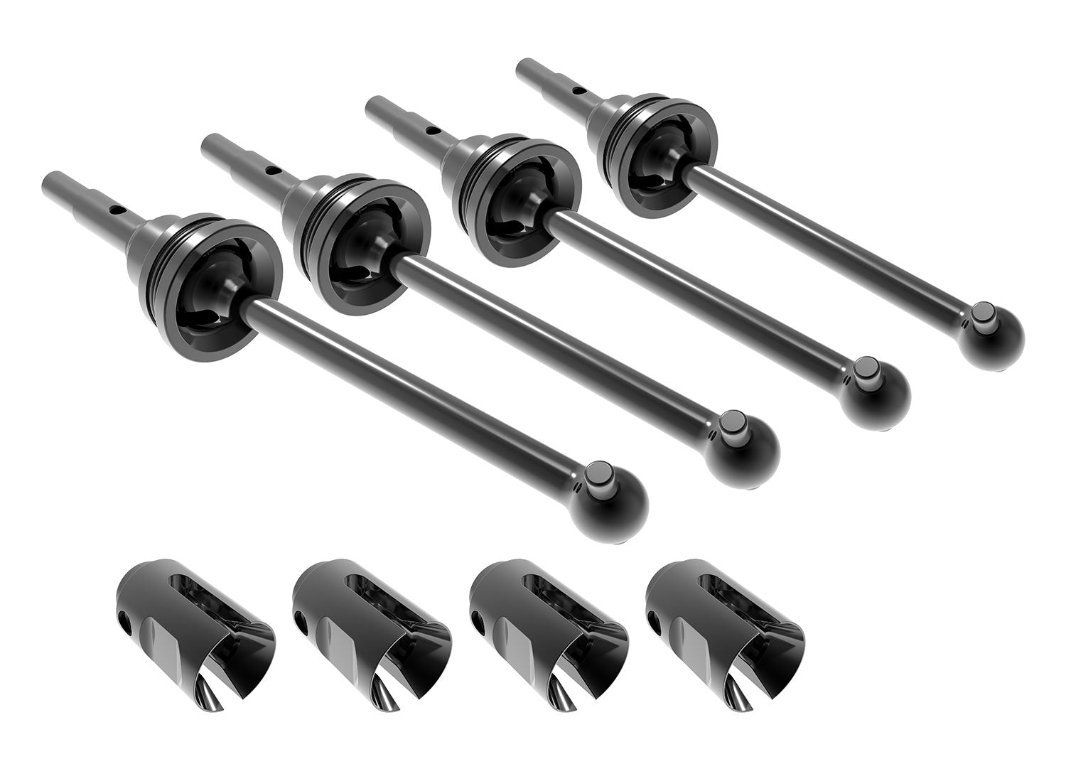 Traxxas Mini Maxx® Steel CV Driveshafts (4)