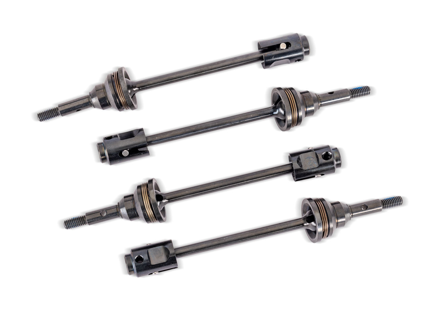 Traxxas WideMaxx Steel CV Driveshafts & Drive Cups (4)