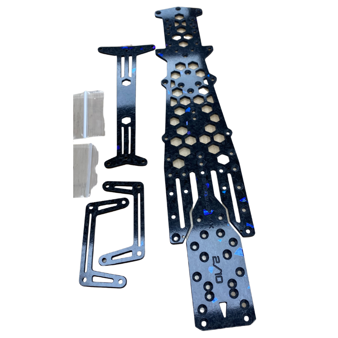 Bingo RC Designs Forged Limited Edition WASP Max Chassis Blue *DISCONTINUED