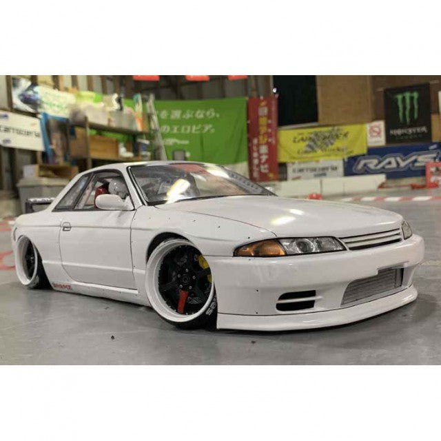 Addiction RC Nissan R32 GT-R Pandem Widebody 1/10 Clear Drift Body