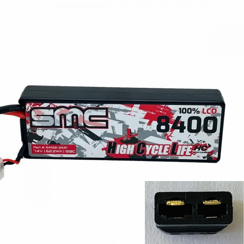 SMC HCL-HC 7.4V 2S 8400mAh 120C Hardcase Lipo Battery