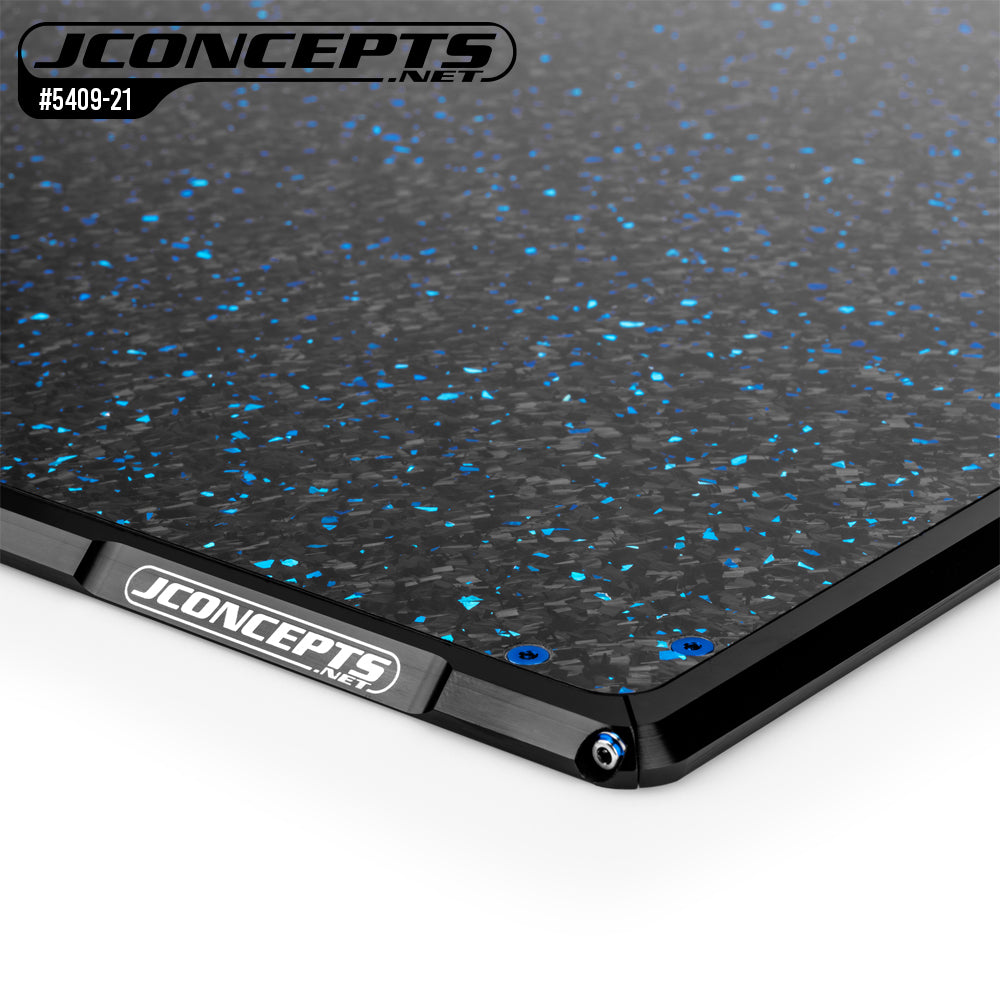 JConcepts Aluminum | Forged Blue or Red Flake Carbon Setting Board