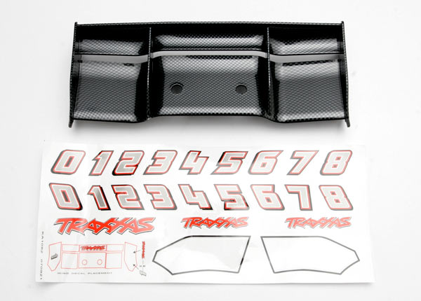 Traxxas Revo/E-Revo Wing Exo-Carbon Finish