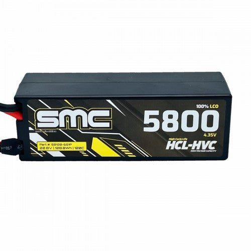 SMC HCL-HVC 22.8V 6S 5800mAh 120C Hardcase Lipo Battery