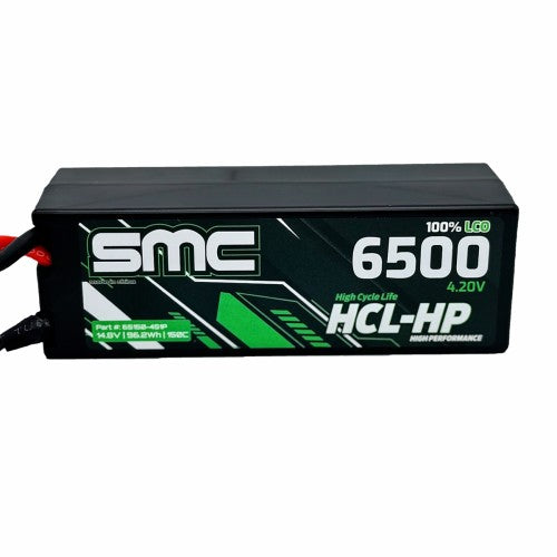 SMC HCL-HP 4S 14.8V 6500mAh 150C Hardcase LiPo Battery