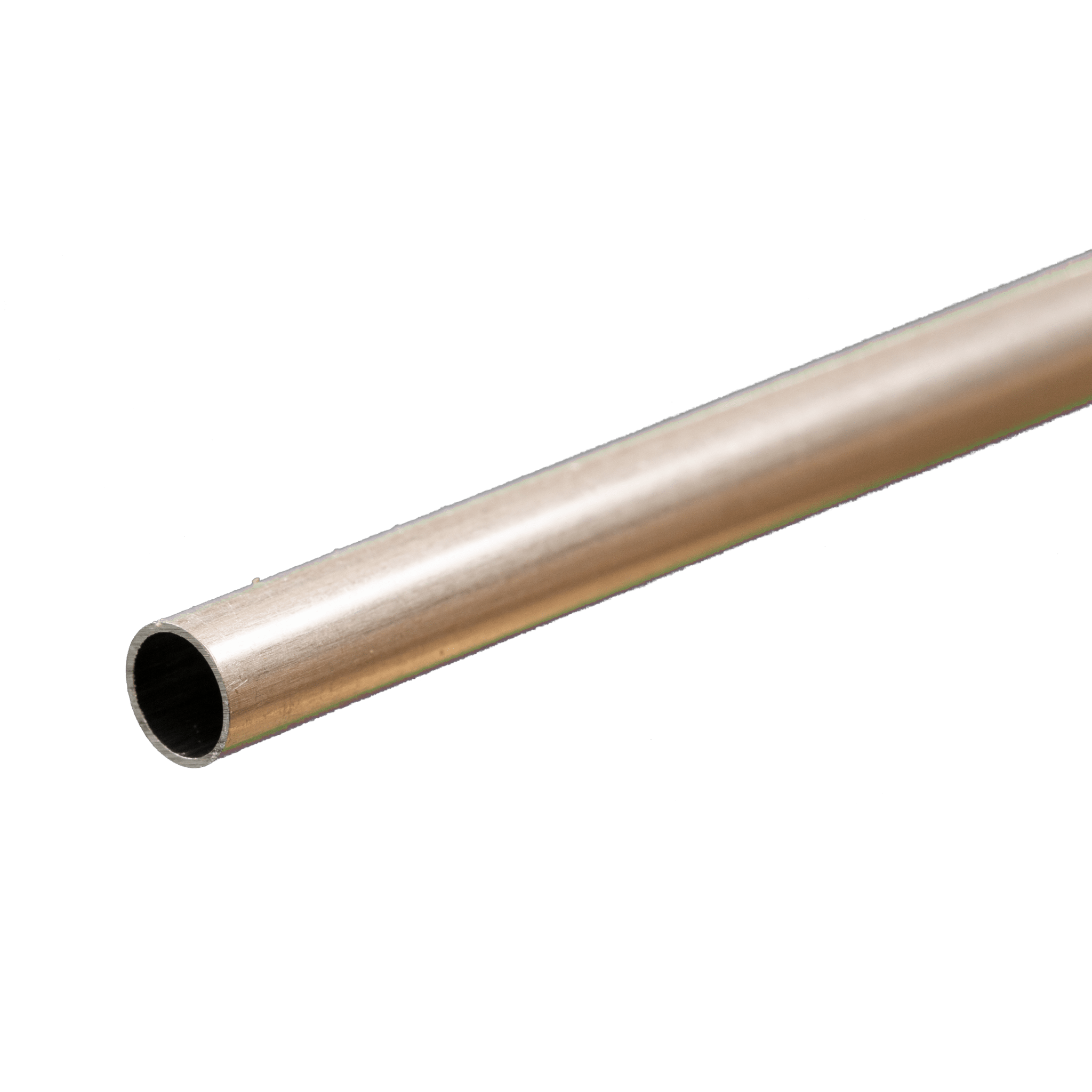 K&S Round Aluminum Tube: 5/8" OD x 0.029" Wall x 12" Long