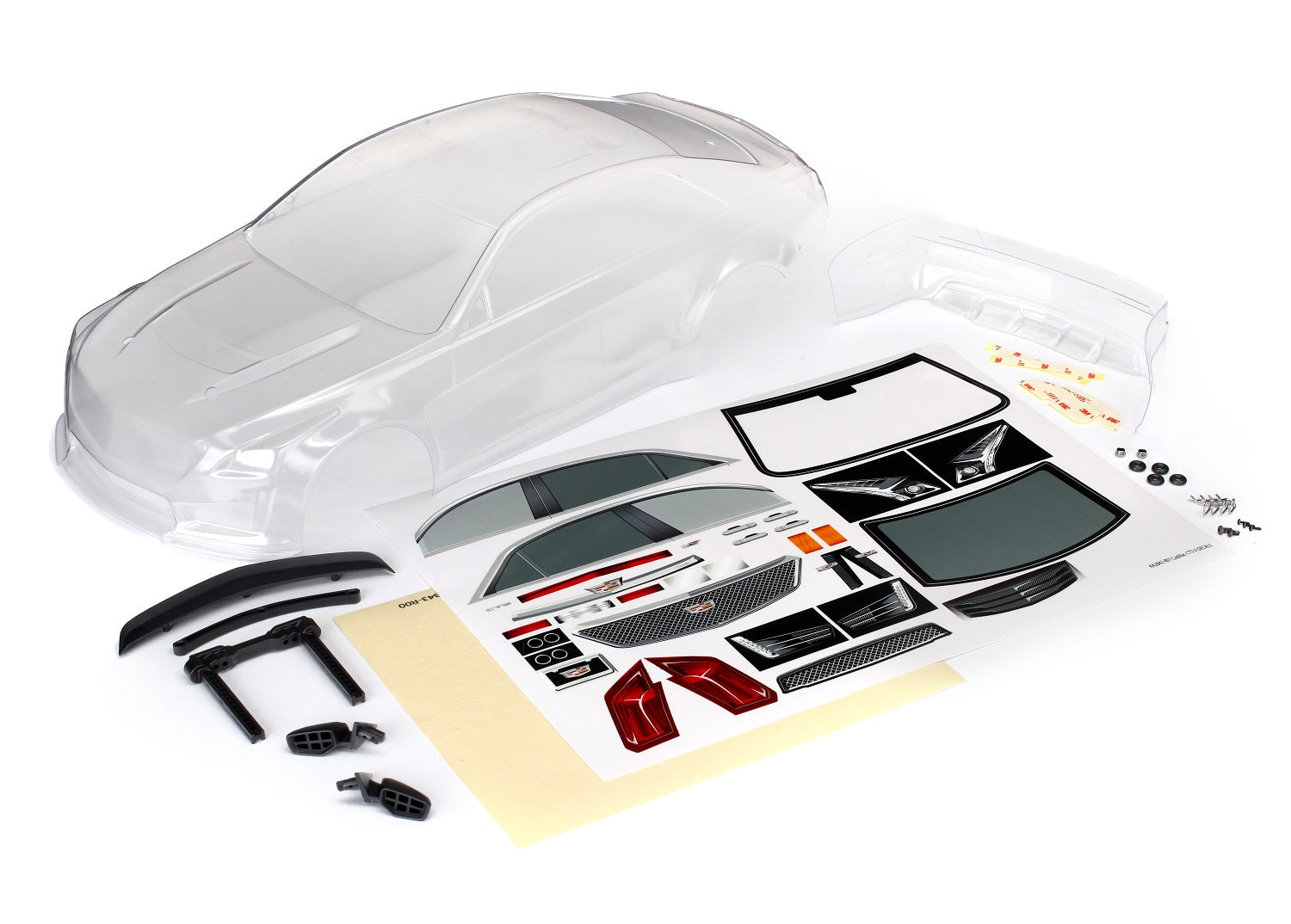 Traxxas 4-Tec 2.0 Cadillac CTS-V Clear Body