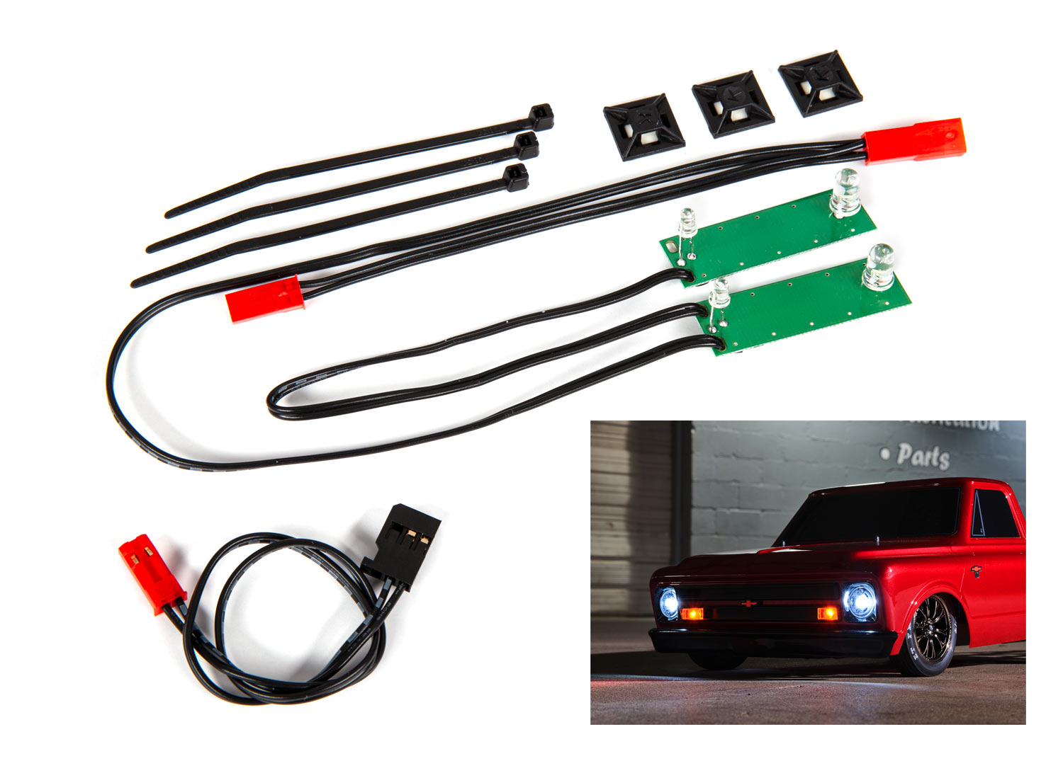 Traxxas Drag Slash C10 Juego de luces LED delanteras completas