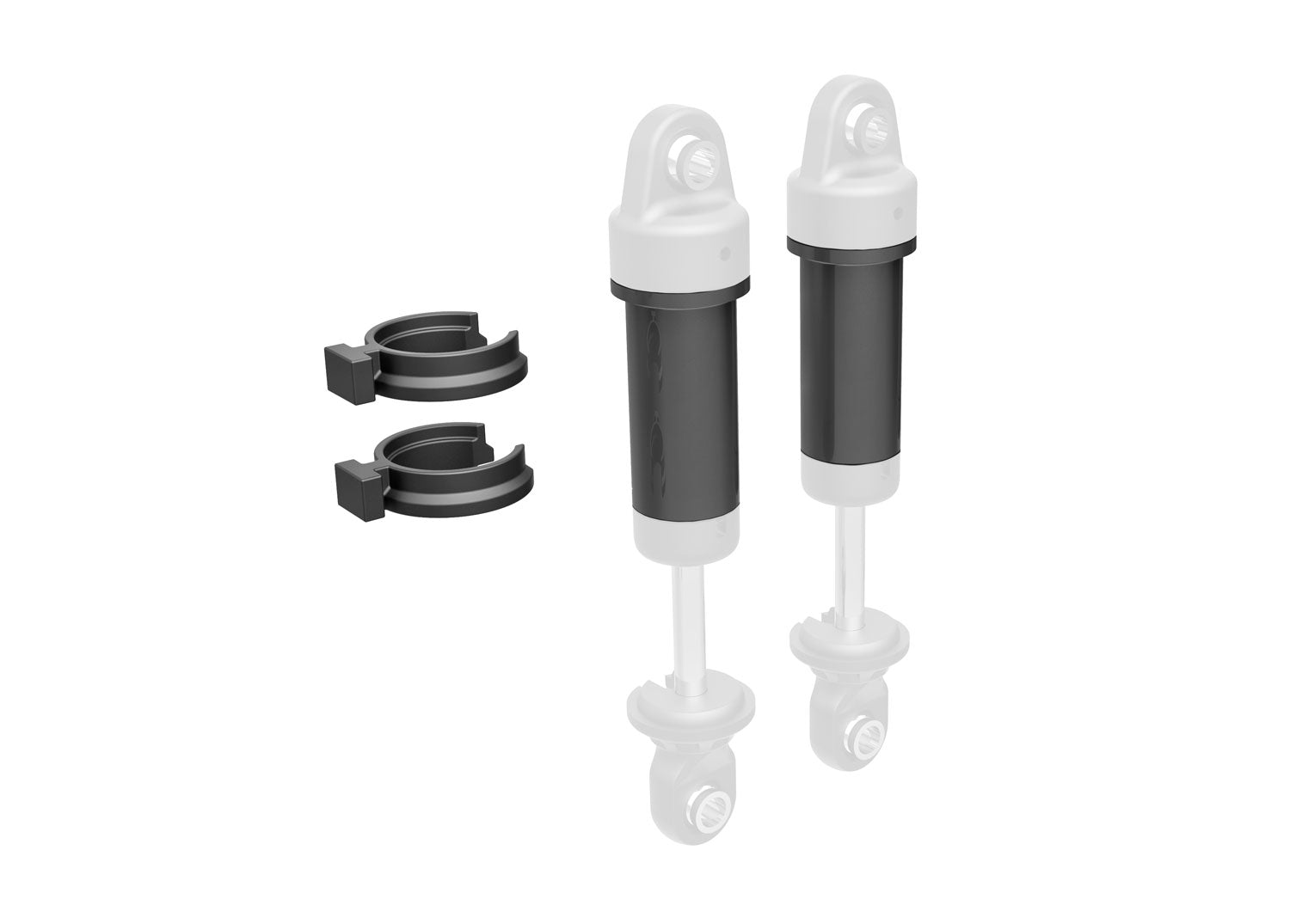 Cuerpo de amortiguador Traxxas TRX-4M azul