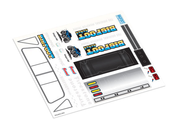 Traxxas TRX-4MT™ Bigfoot® No. 1 Decal Sheet