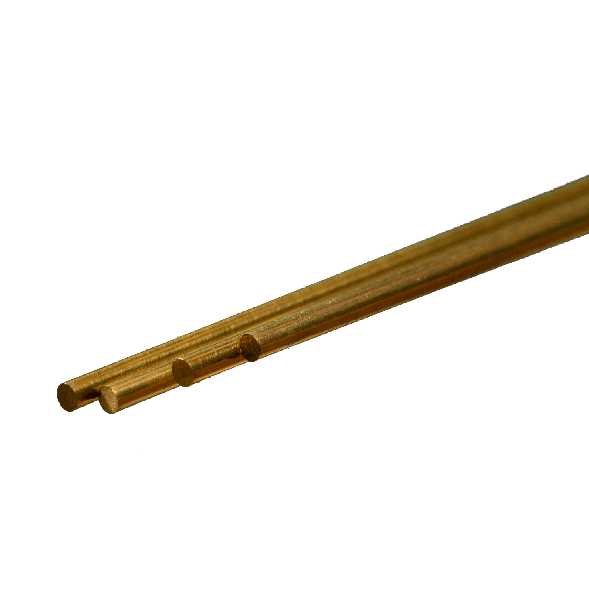 K&S Round Brass Rod: 2.5mm OD x 300mm Long