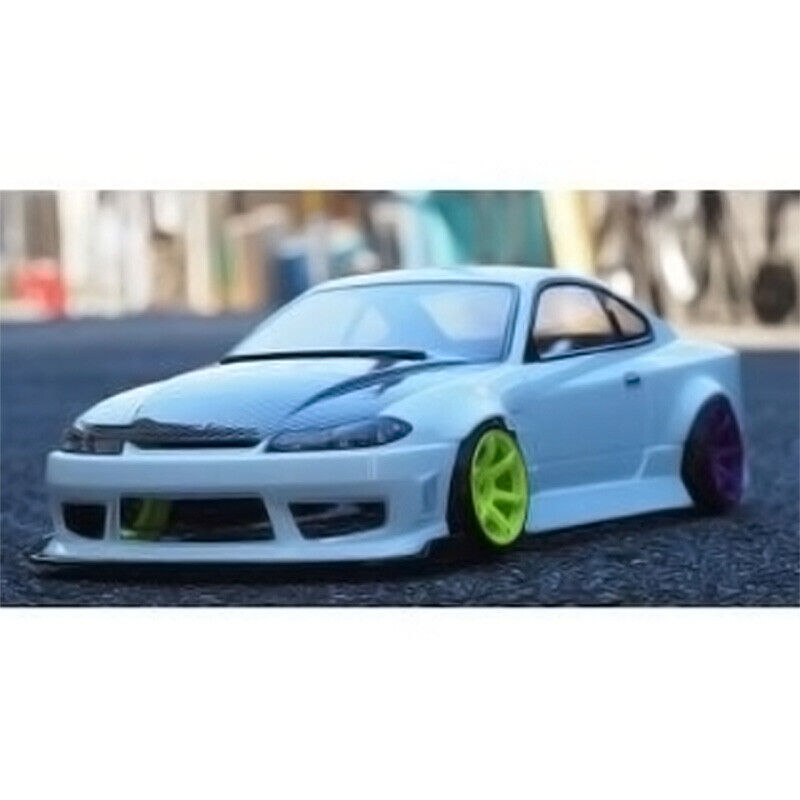 Addiction RC Nissan S15 Silvia Original Laboratory Street 1/10 Clear Drift Body