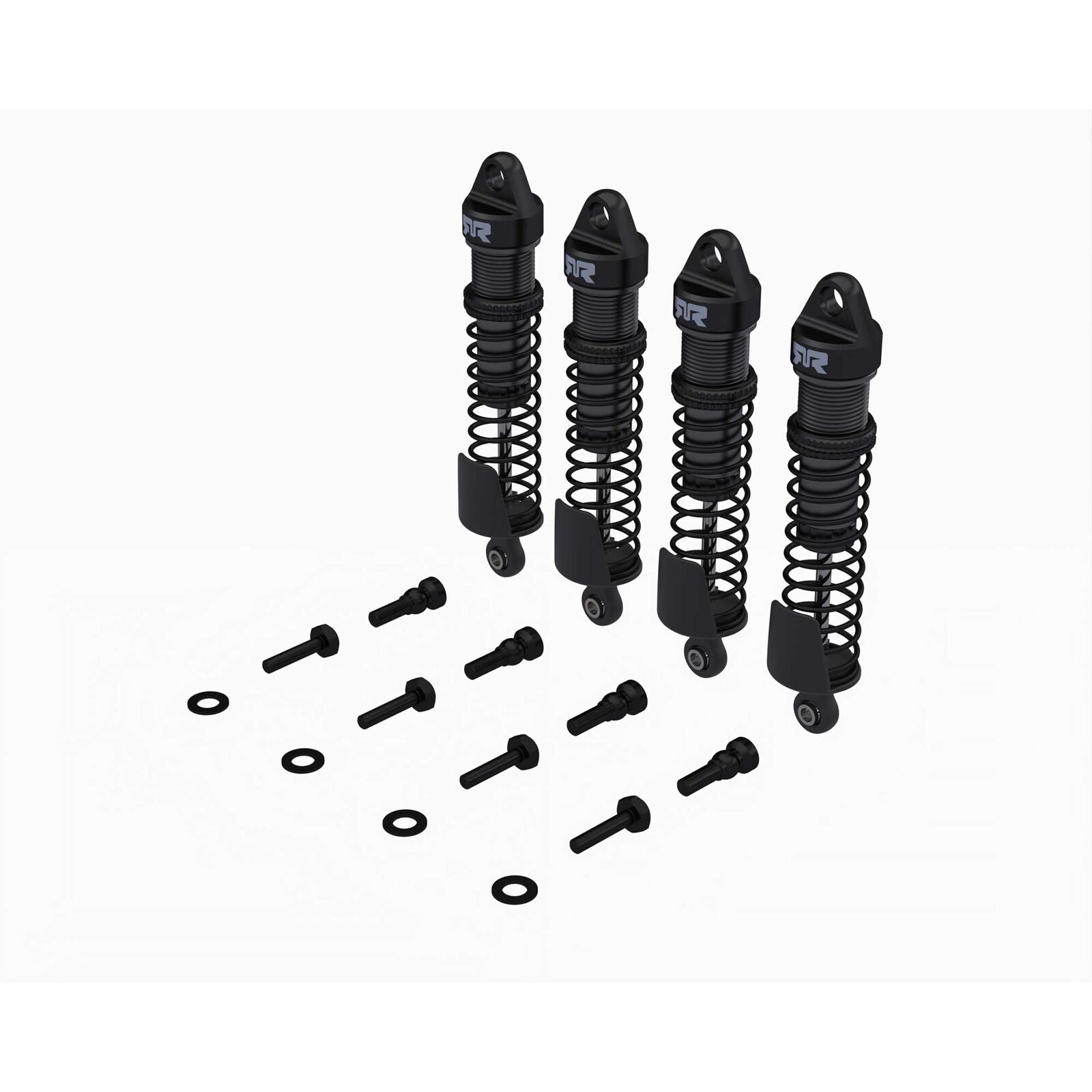 Arrma Aluminum Shock Set, 71mm Length, 500 cSt Oil (4pcs): GROM