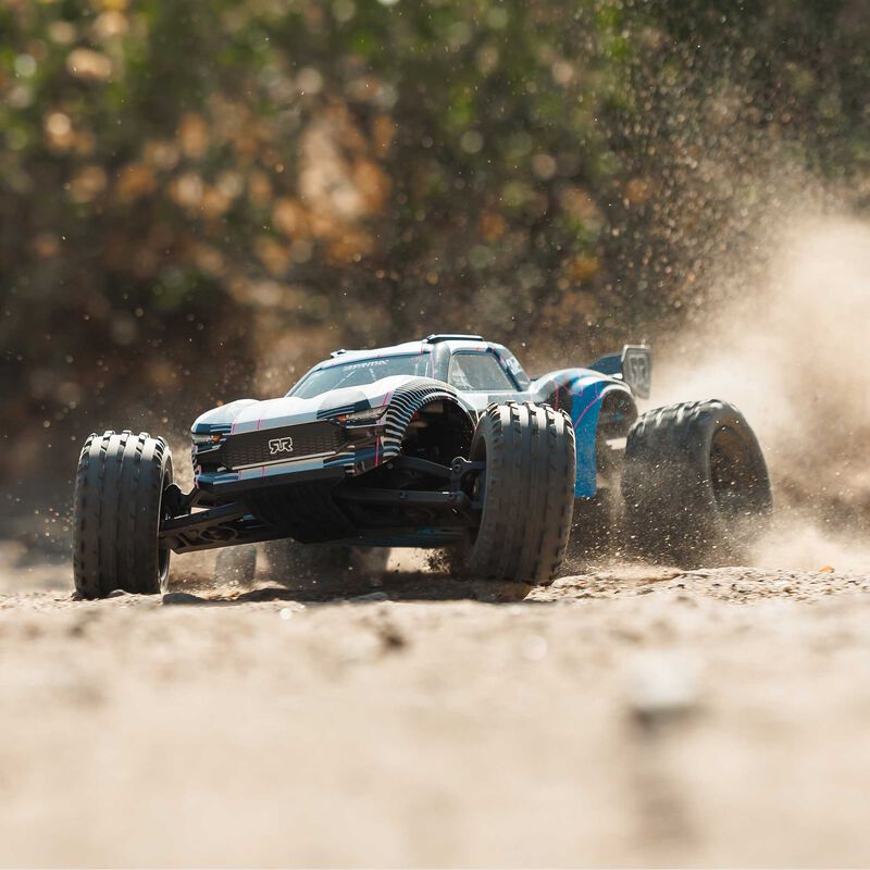 Arrma Vorteks 2WD MEGA 550 RTR Brushed 1/10 Off-Road Stadium Truck (Blue) w/SLT2 2.4GHz Radio