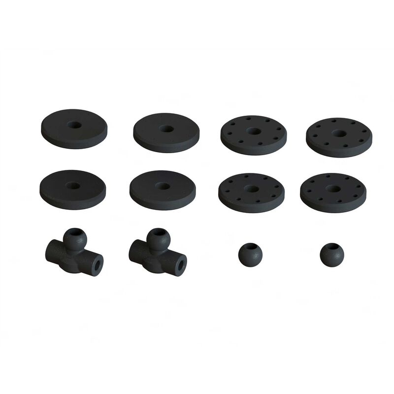 Arrma Typhon 6S BLX Front Shock Set (2) (104mm)