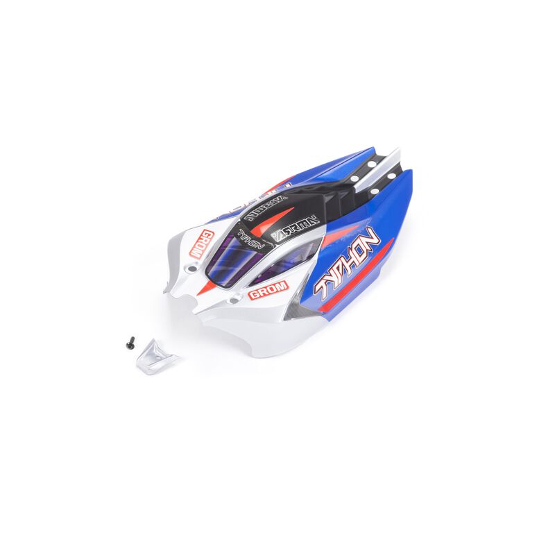 ARRMA Typhon GROM Body Rot/Weiß – Fertig Lackierte RC-Car Karosserie Als Ersatzteil