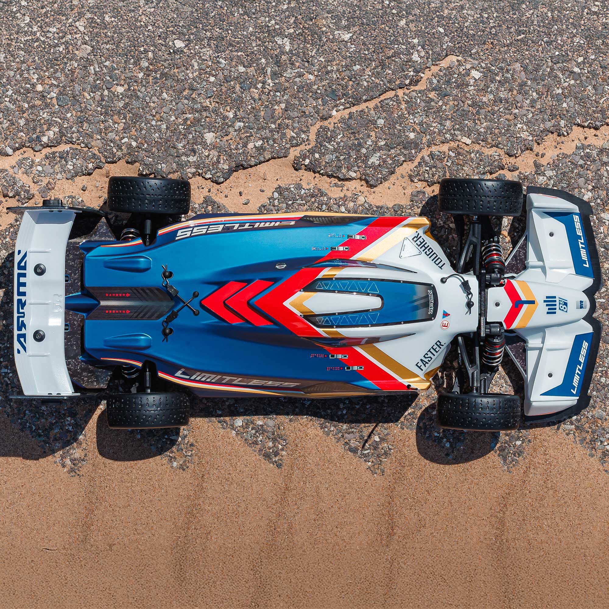 1/7 LIMITLESS 120 8S AVC 4X4 RTR Speed Machine