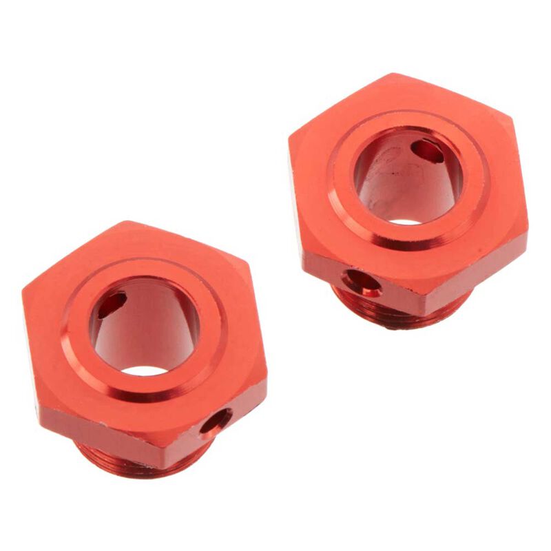 Arrma 13.6mm Wheel Hex Aluminum 17mm Red (2)