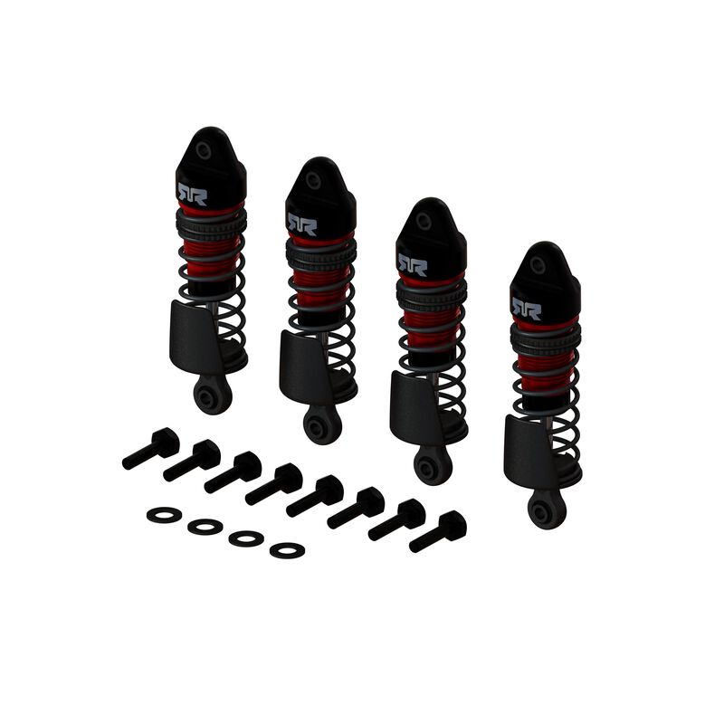 Arrma GROM Aluminum Shock Set - 58mm Length, 300cSt Oil (4pcs)