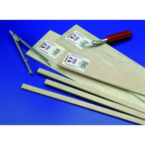 Midwest Balsa Strips 3/16x3/16x36'' (1) **DISC**