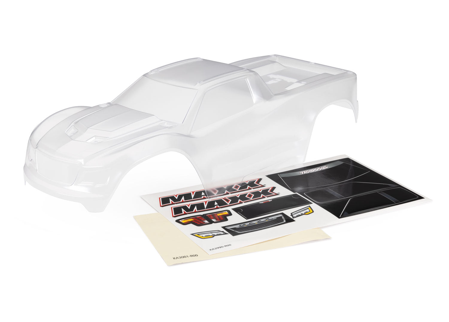 Traxxas WideMaxx Truck Clear Body
