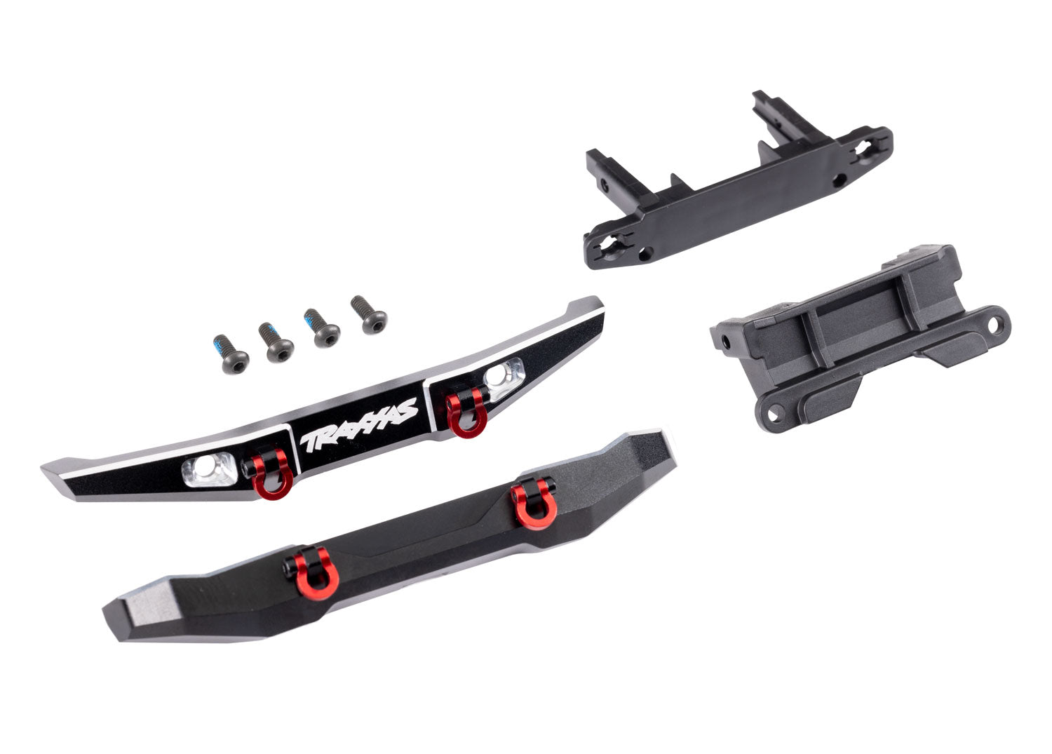 Traxxas TRX-4M Bronco Aluminum Bumper Set (Black)