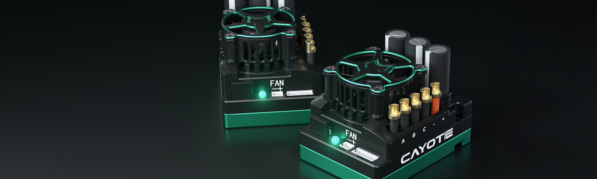 Cayote Crest 8 1/8 200A Sensored Brushless ESC w/Bluetooth