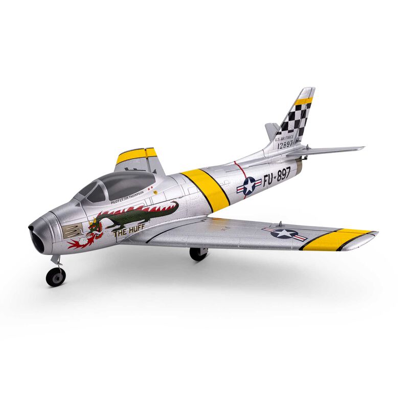 E-flite UMX F-86 Sabre 30mm EDF Jet BNF Basic w/ AS3X & SAFE Select