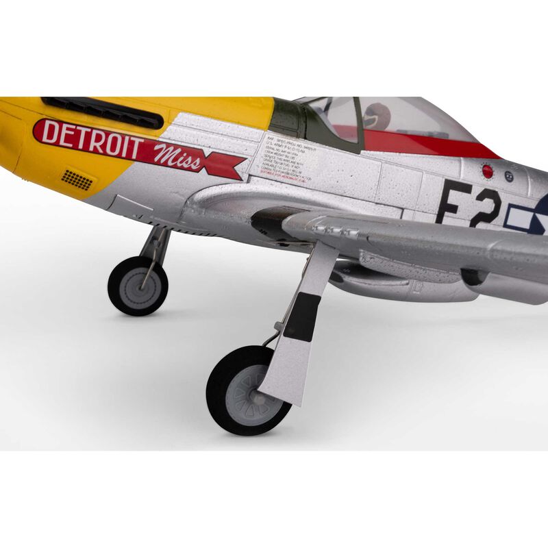 E-flite UMX P-51D Mustang “Detroit Miss” BNF Basic with AS3X and SAFE Select
