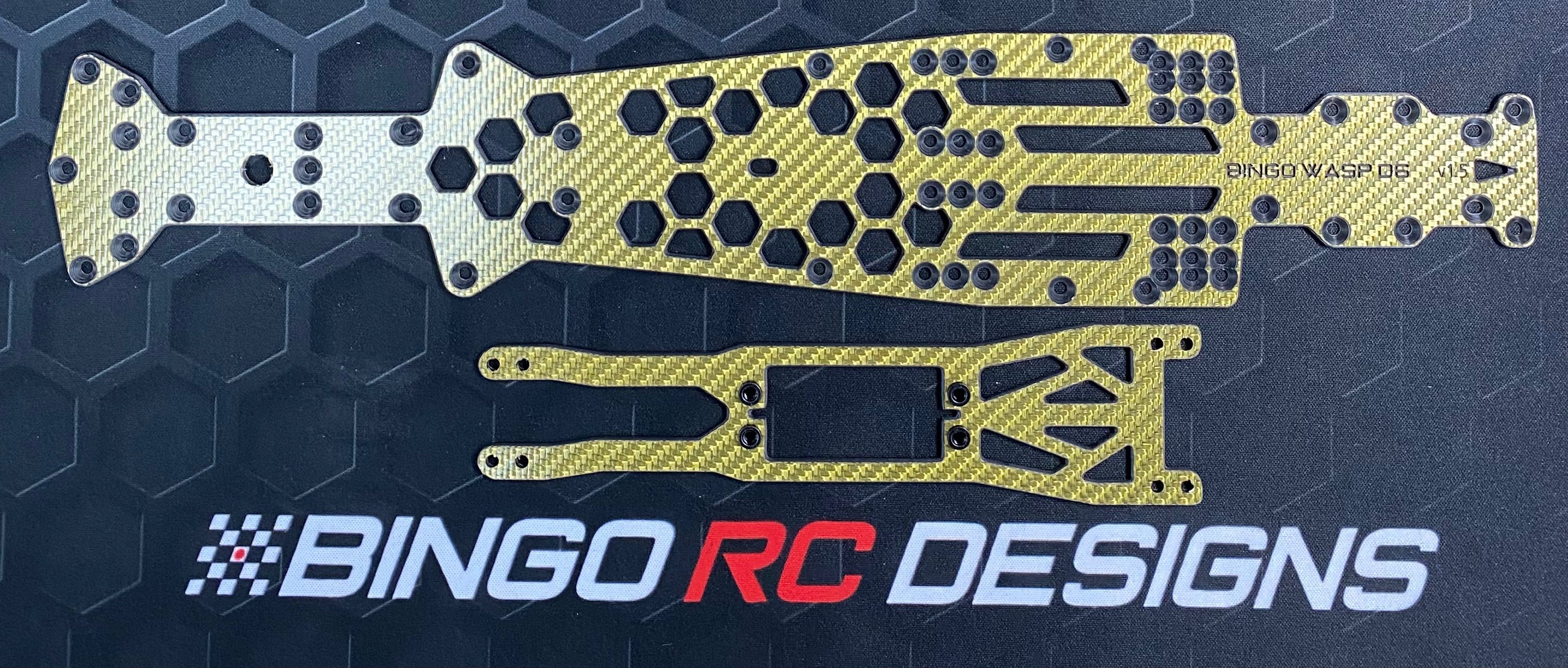 Bingo RC Designs Wasp D6 Chassis for the Sakura D6 Drift Platform