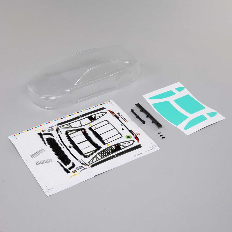 Losi 1/12 NASCAR Toyota Clear Body w/ Stickers LOS-1918 *Sale