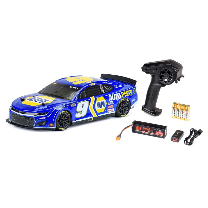 Losi Nascar RC Race Car 1/12 AWD RTR -  Chase Elliott #9 NAPA 2024 Chevy Camaro