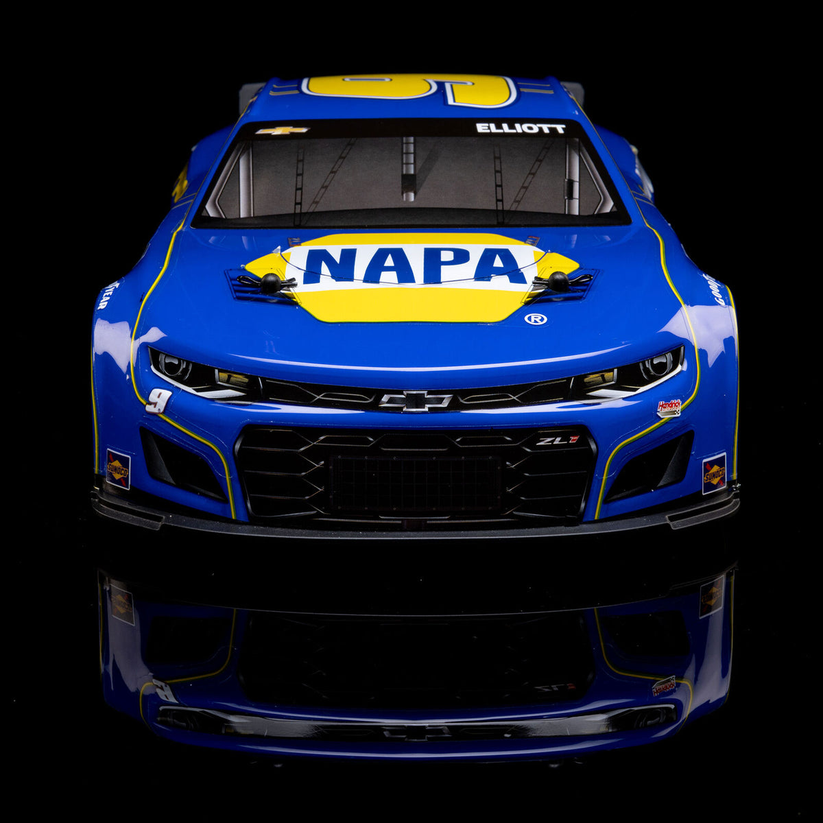 Losi 1/12 NASCAR RC Racecar Chase Elliot No. 9 NAPA 2025 Chevrolet Camaro ZL1 2S AWD RTR Brushed On-Road (Battery & Charger Included)