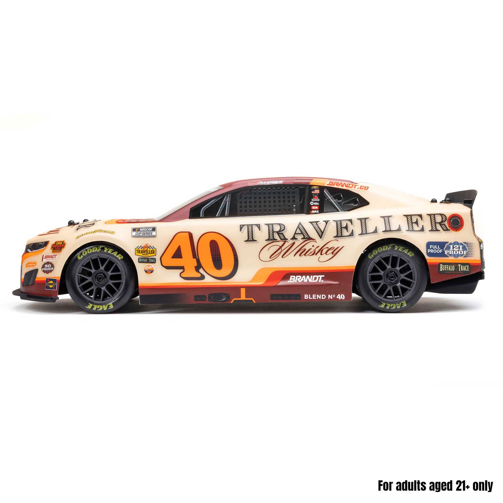 1/12 Losi NASCAR 2026 Justin Allgaier No. 40 Traveller Whiskey (Battery & Charger Included)