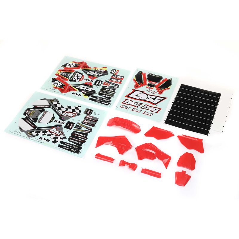 Losi Promoto-MX Plastics with Wraps (Assorted Colors)