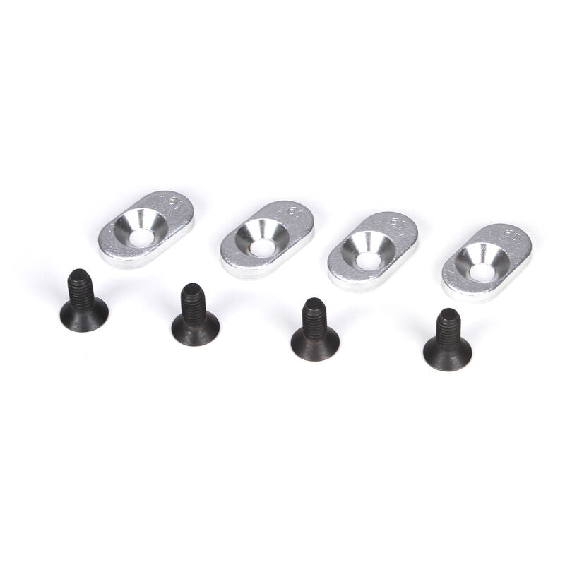 Losi Engine Mount Insert & Screw Set (4) (20/58)