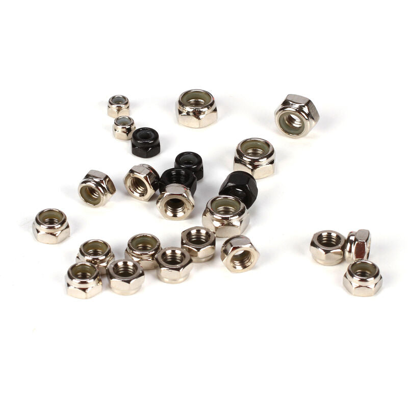 Lock Nut Asst. 3,4,5,6MM (24): 5IVE-T, MINI WRC