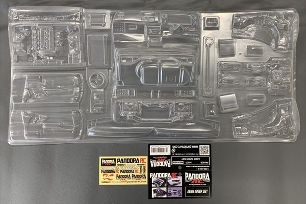 Pandora RC 1/10 Scale Lexan General Purpose Inner Set (AE86 Type) (Miniature Scale Drift Accessory)