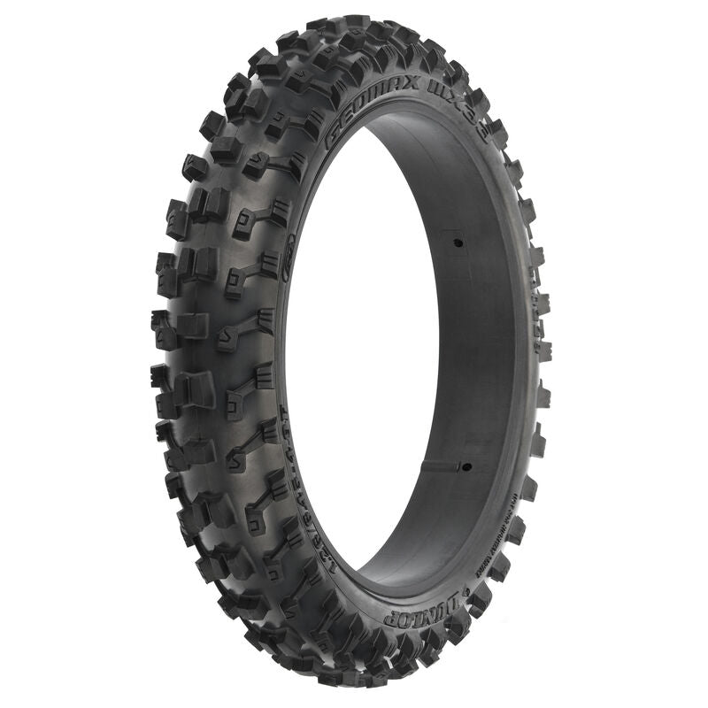 Pro-Line 1/4 Dunlop Geomax MX33 V2 CR4 Front Tire MTD Sleeve: Pro-Spec Wheel PRO1022911