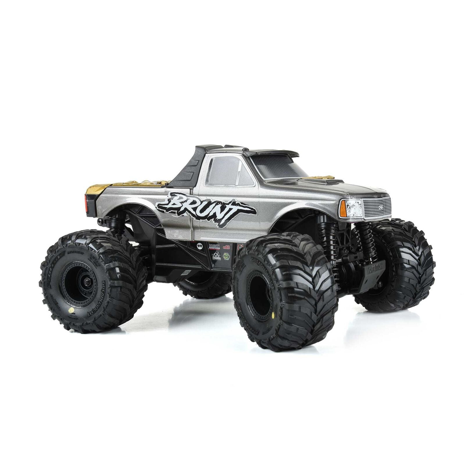 Pro-Line Dreadnaught Mounted Black Wheel F/R (4) for ARRMA GORGON/QUAKE GROM