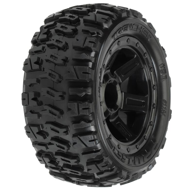 Pro-Line 1/16 Trencher M2 Fr/Rr 2.2" Tires Mounted 12mm Desperado (2)