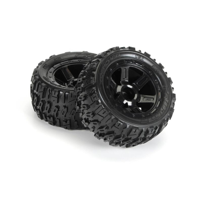 Pro-Line 1/16 Trencher M2 Fr/Rr 2.2" Tires Mounted 12mm Desperado (2)