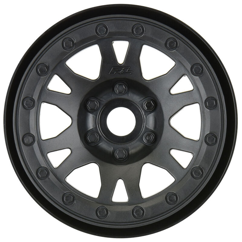 Pro-Line 1/10 Impulse F/R 2.2" 12mm Crawler Wheels (2) Black