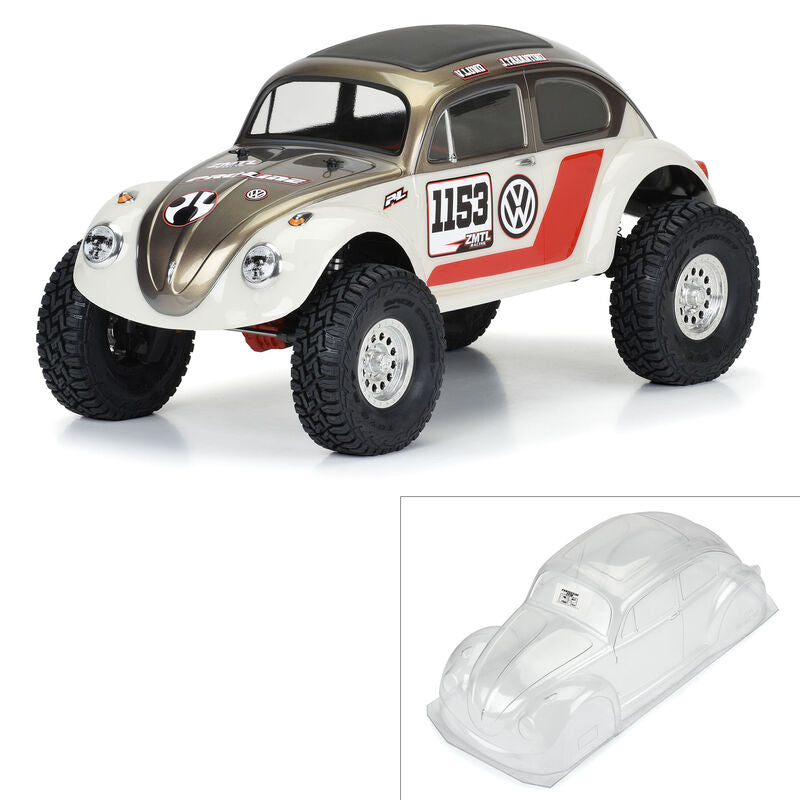 Pro-Line 1/10 Volkswagen Beetle Clear Body 12.3" (313mm) Wheelbase Crawlers