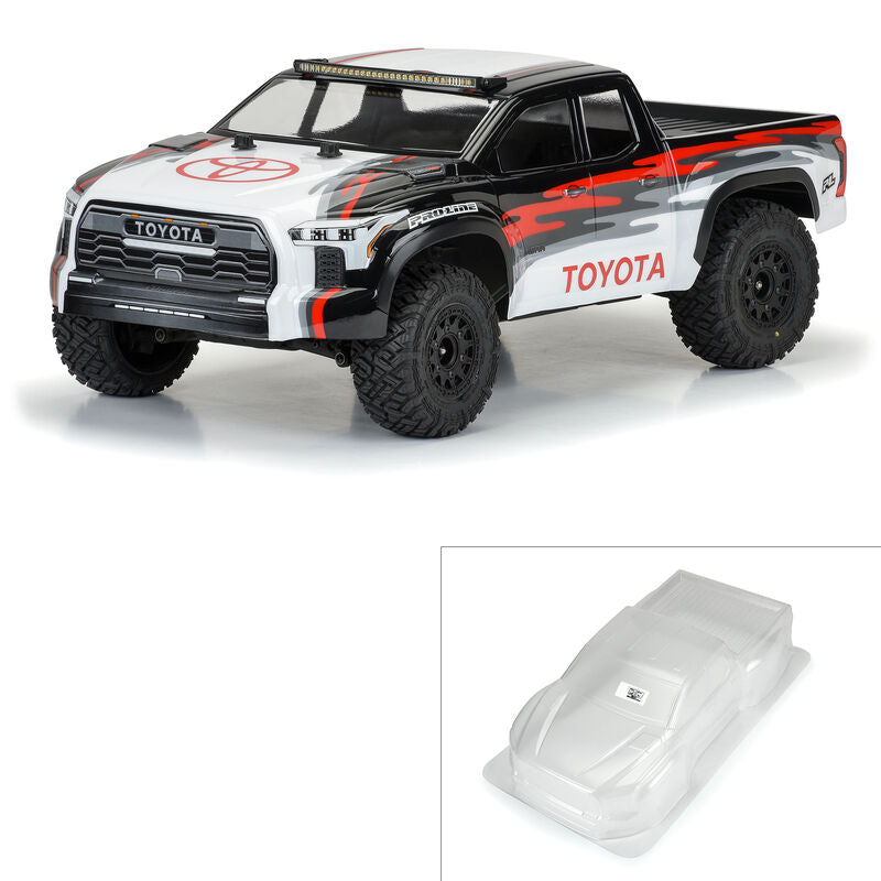 Pro-Line 1/10 2023 Toyota Tundra TRD Pro Clear Body: Short Course