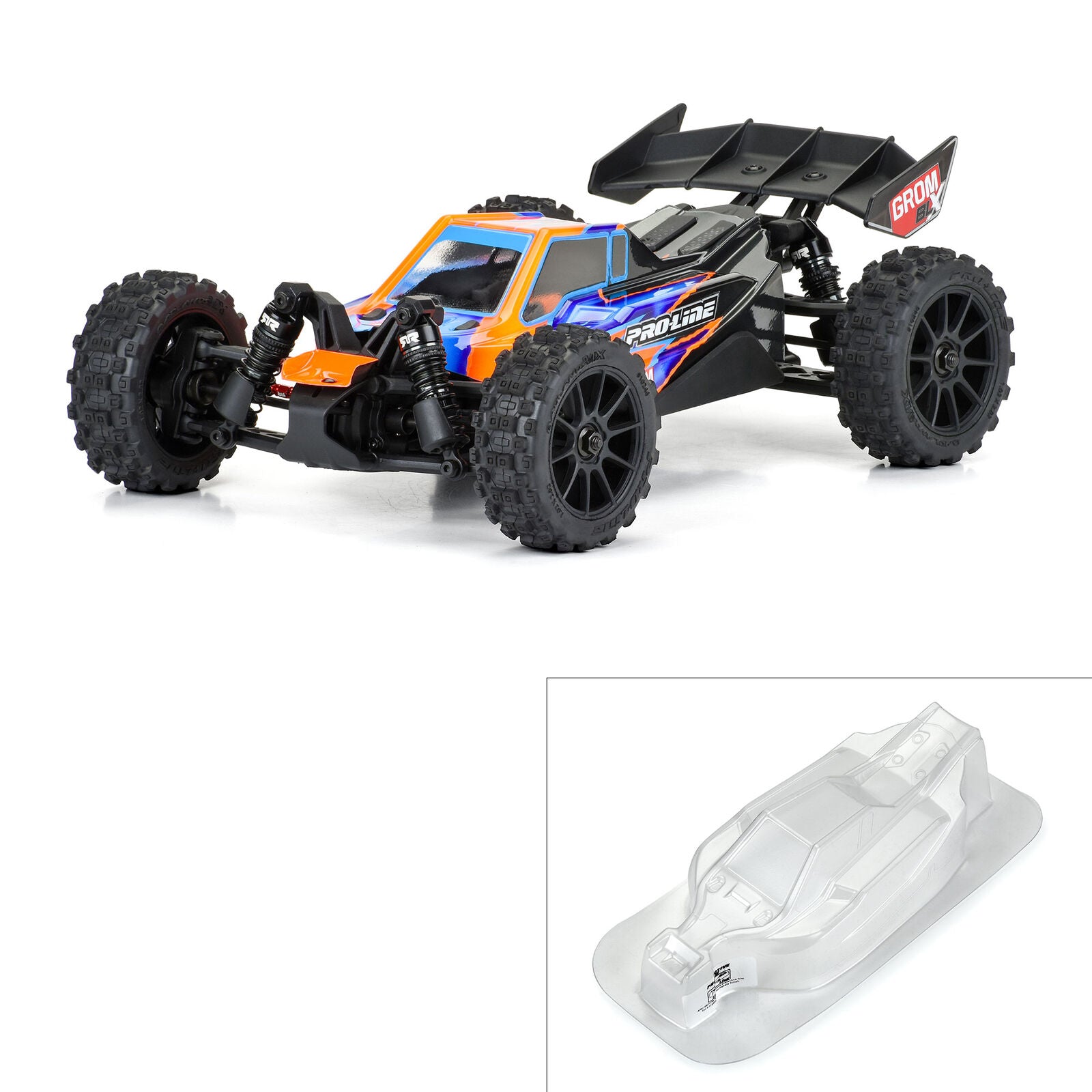 Pro-Line 1/14 Axis Clear Body: Typhon GROM PRO367100