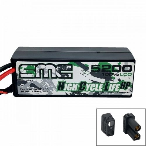 SMC HCL-HP 4S 14.8V 5200mAh 150C Hardcase Lipo Battery