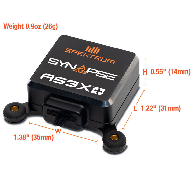 Spektrum RC AR20410TS 20-Channel DSMX PowerSafe Telemetry Receiver w/Synapse, AS3X+ & SAFE
